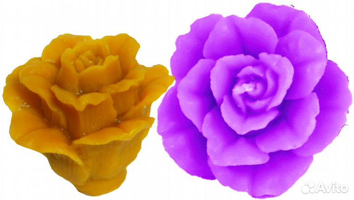 Силиконовая форма для свечей Цветок 1 (0539)