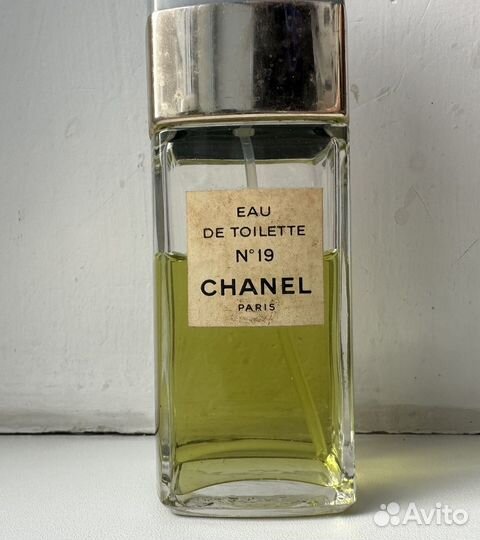 Chanel но 19 eau de toilette 100 мл винтаж б/у
