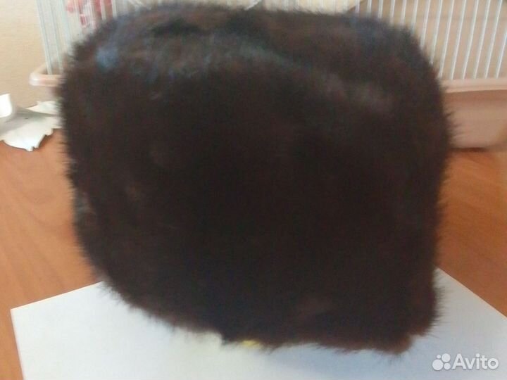 Мужская шапка формовка норковая