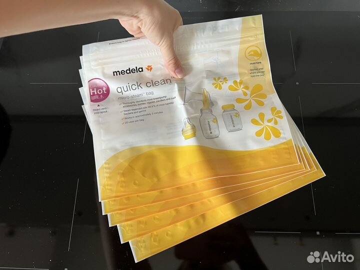 Стерилизатор Philips Avent, пакеты Medela и др
