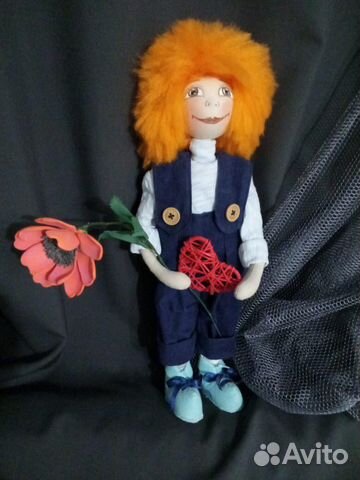 Интерьерная кукла ручной работы