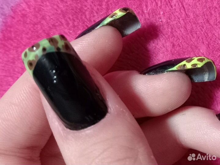 Модель на маникюр наращивание