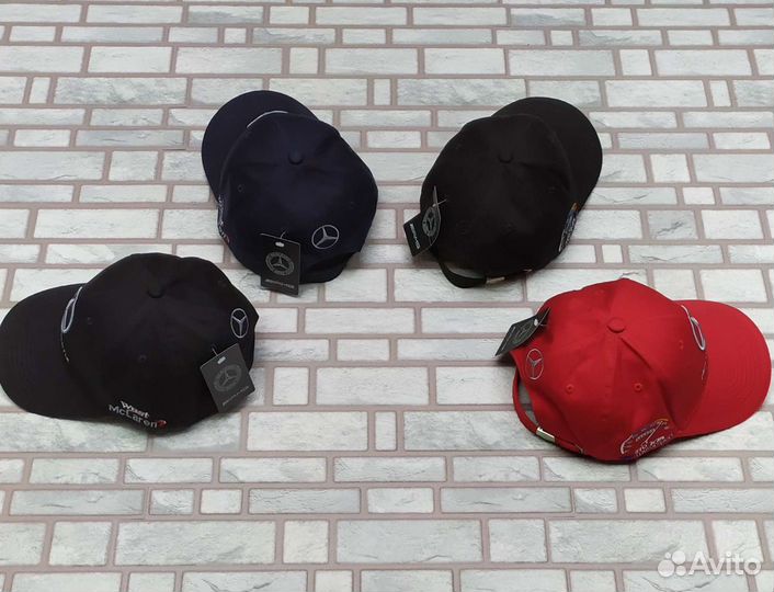 Бейсболка mercedes хлопок мужская