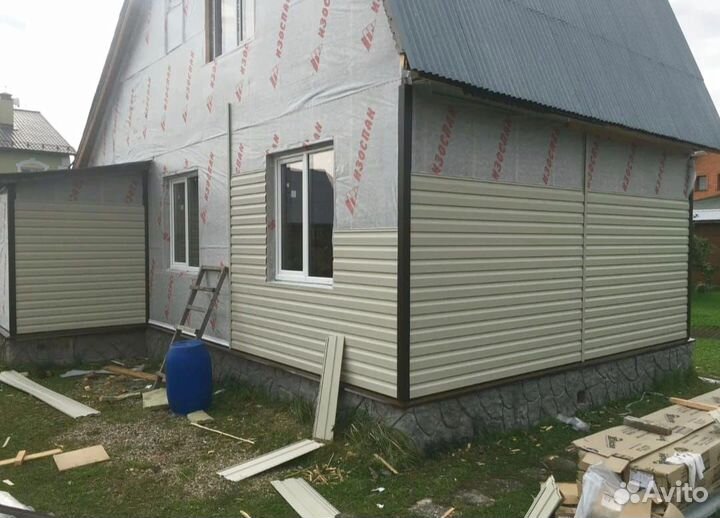 Фасад дома из сайдинга