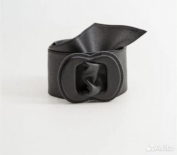 Пояс Mango натуральная кожа