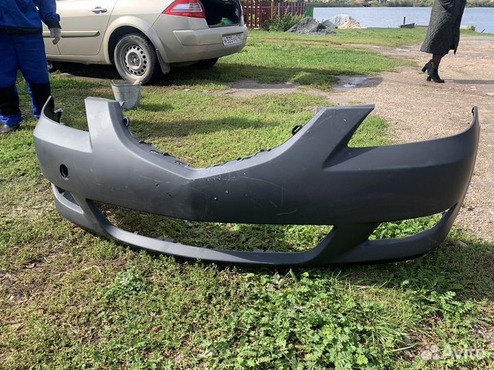Передний бампер mazda 3 bk хэтчбек