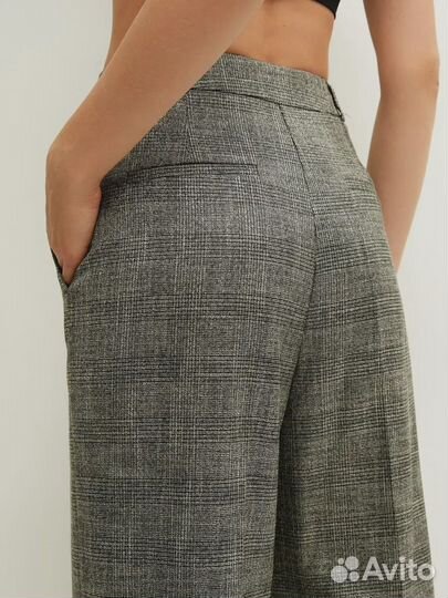 Брюки блестящие с люрексом