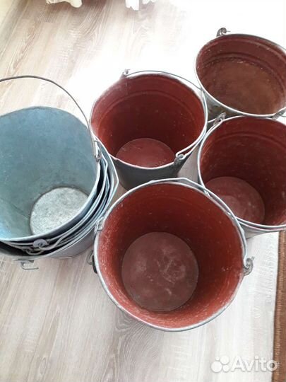 Садовый инвентарь, ведра метал