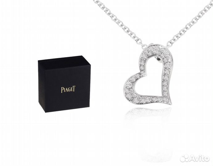 Золотой кулон с бриллиантами 0.38ct Piaget