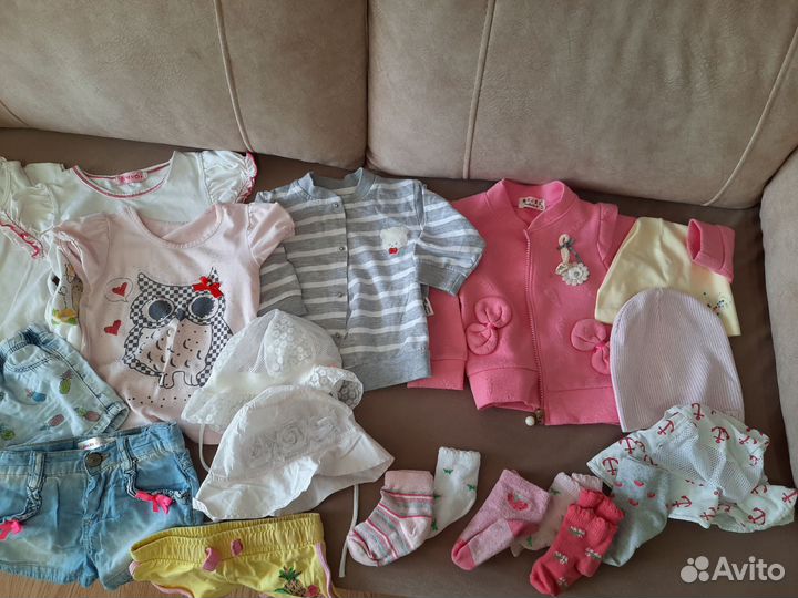 Вещи пакетом весна / лето 80 размер