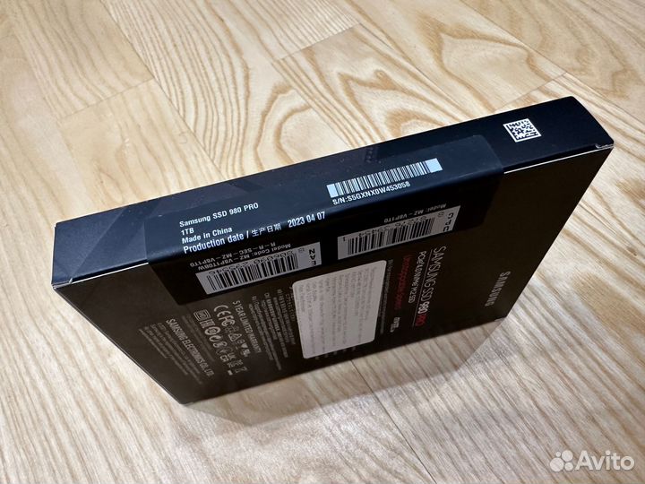 Ssd samsung 980 pro 1tb новый, запечатан