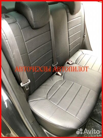 Чехлы Автопилот Chevrolet Aveo T300 из экокожи