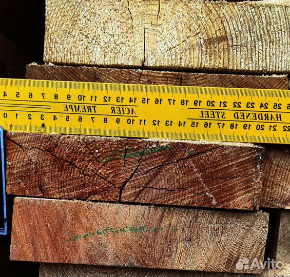 Доски лиственницы камерной сушки 30x140 мм, для бе