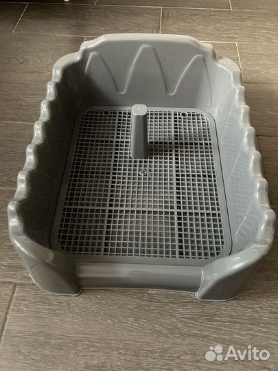 Лоток для собак со столбиком