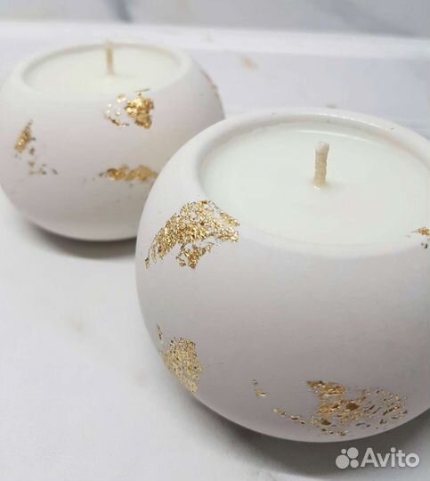 Ароматическая свеча ручной работы