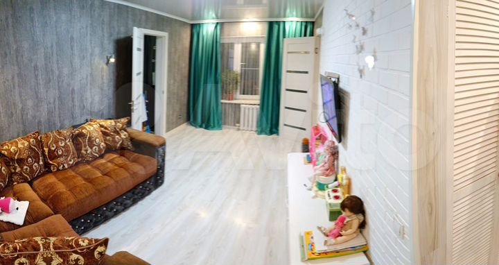 2-к. квартира, 45,5 м², 1/5 эт.