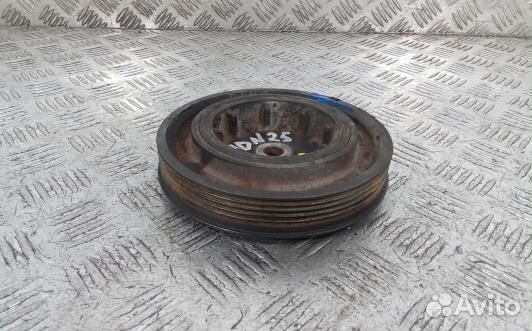 Шкив коленвала демпферный дизельный opel vivaro (J
