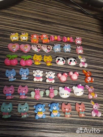 Кабошоны пластик(набор 42шт)