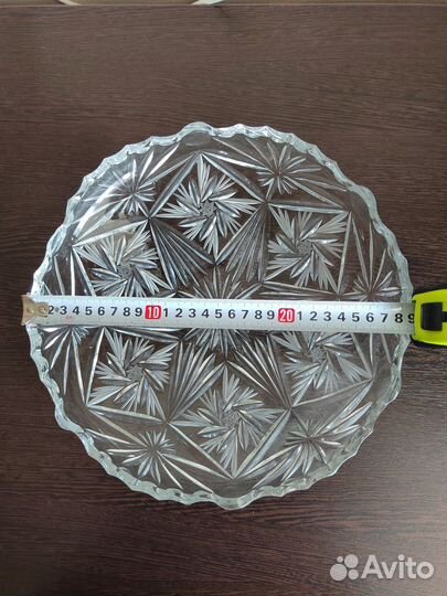 Хрустальное блюдо