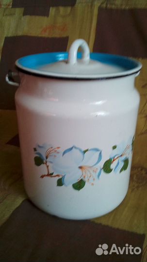 Кофейник эмалированный СССР и др