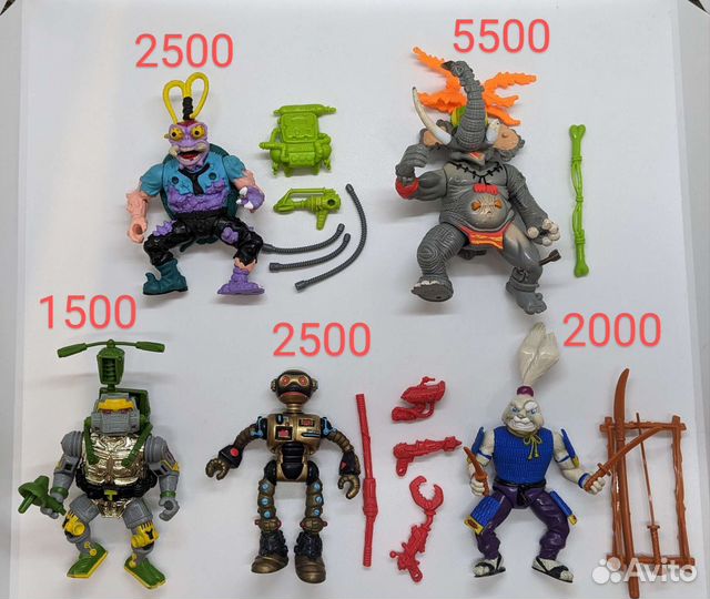 Черепашки ниндзя tmnt Playmates оригиналы