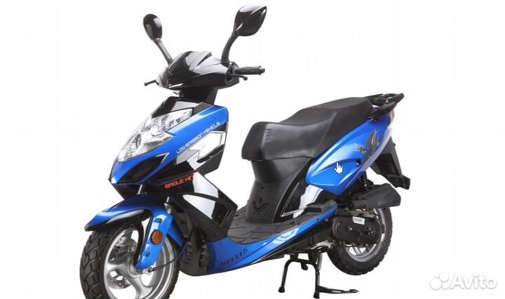 Скутер racer RC150T-15 stells (синий)