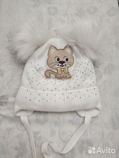 Шапка зимняя для девочки