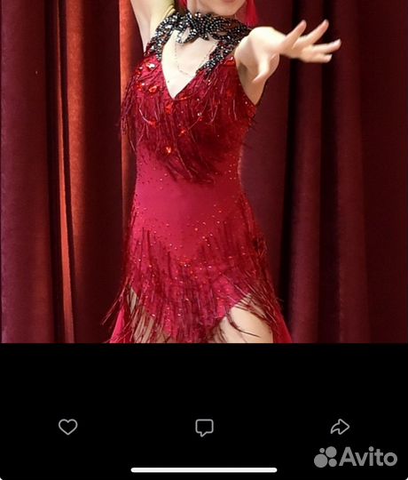 Платье для бальных танцев юниоры 2 латина