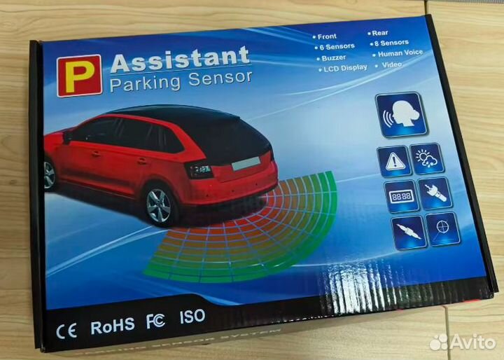 Парктроник комплект 8 датчиков