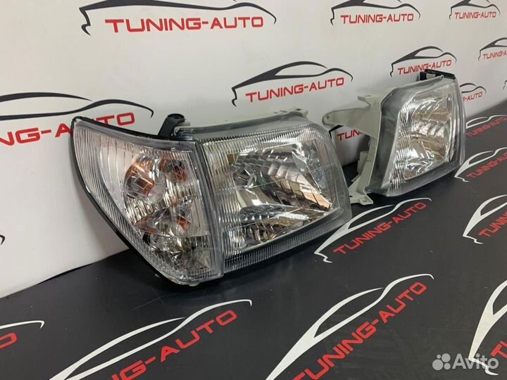 Комплект фар (пластик) Toyota Prado J90/95 1996-2002