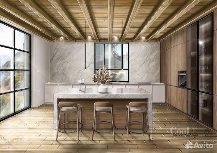 Скетч визуализация интерьера, экстерьера