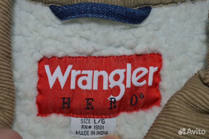 Куртка джинсовая Wrangler Hero Sherpa, на меху