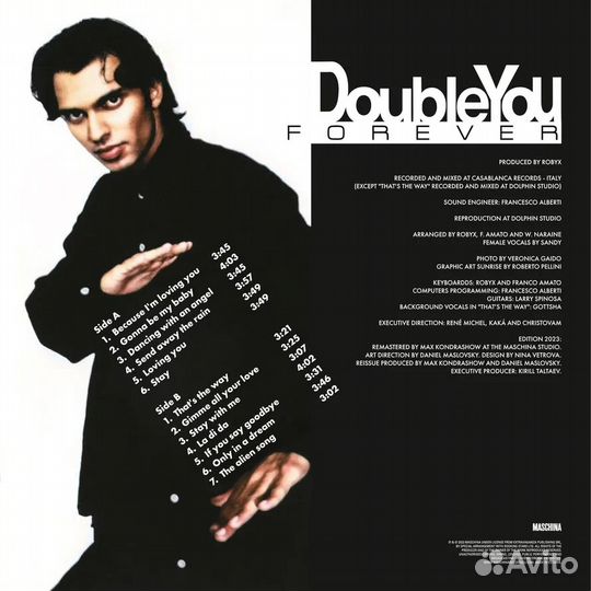 LP: Double You — «Forever» (1996/2023) Black Vinyl