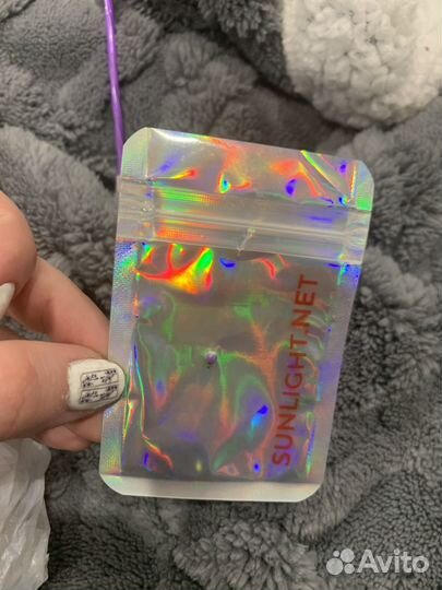 Титановая накрутка на пирсинг (в нос/ухо) с опалом