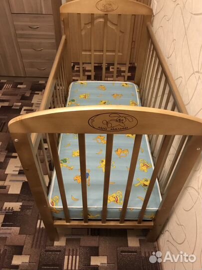 Детская кроватка мой малыш-9 и матрасик