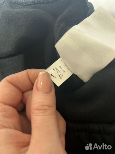Nike штаны на флисе новые, L