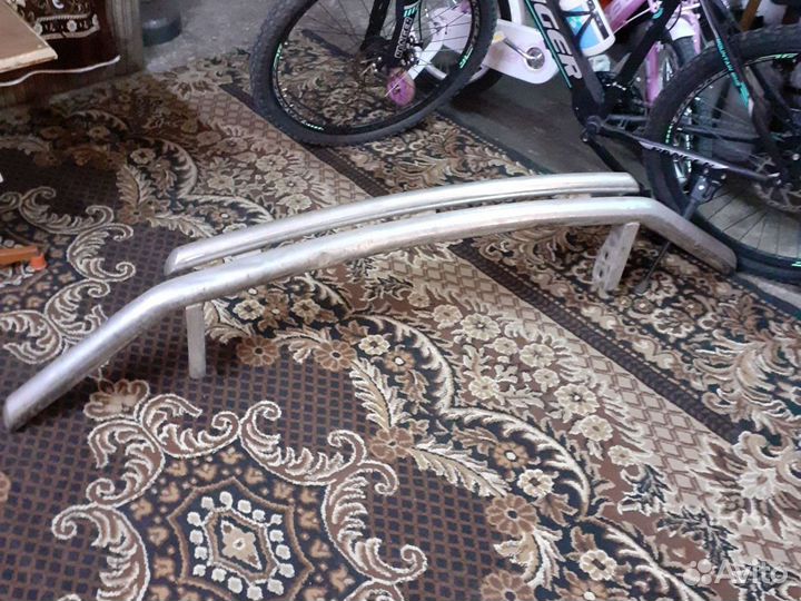 Защита бампера хром труба