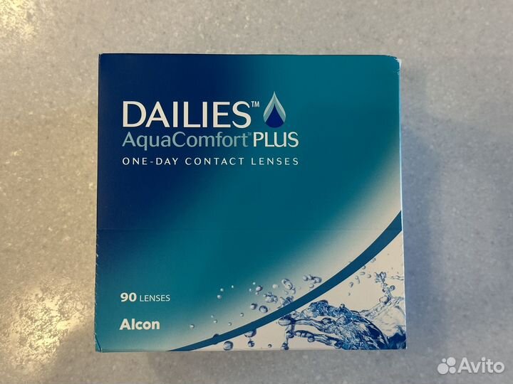 Линзы Dailies AquaComfort Plus one-day 90 шт