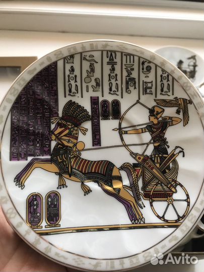 Чашки с блюдцами 2 шт,новые,в коробке,фарфор