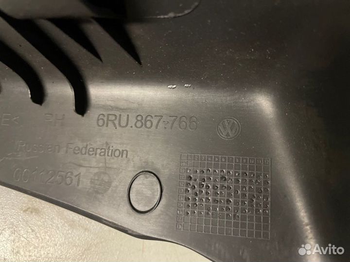 Накладка на стойку кузова Volkswagen Polo cедан