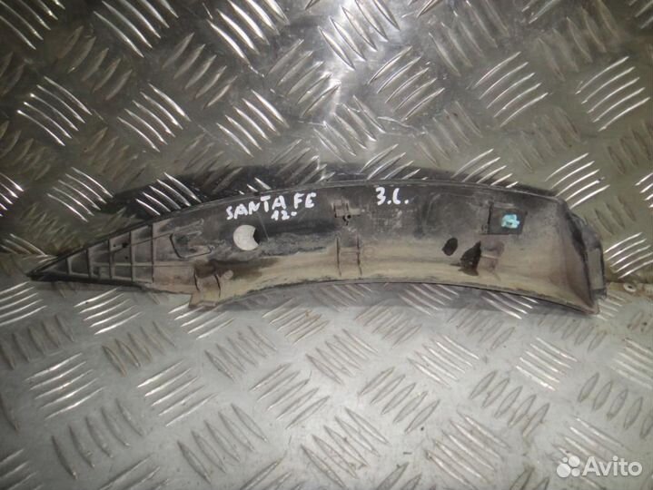 Молдинг бампера Santa Fe (12) зад L б\у (арт. 877412W000)