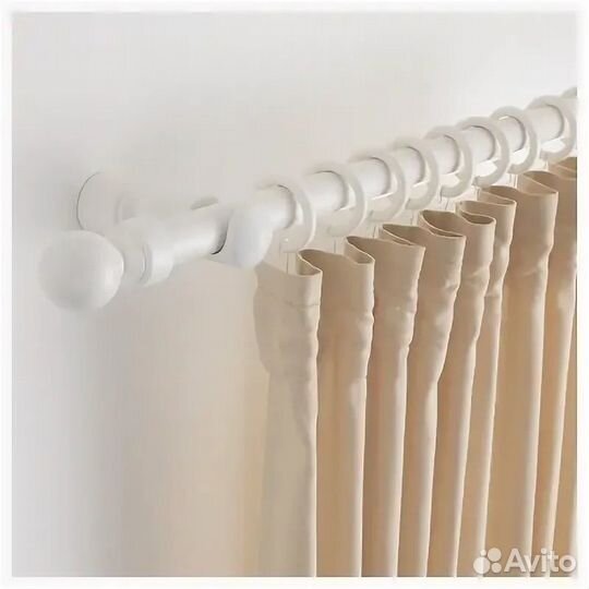 Карниз деревянный IKEA portion белый