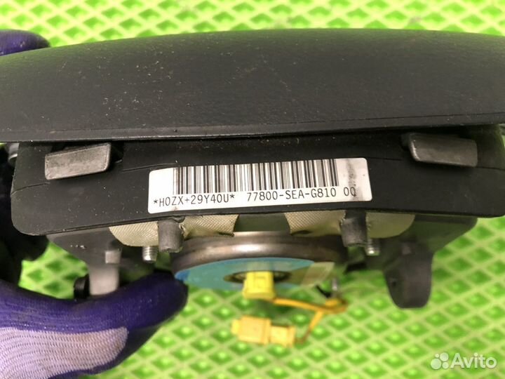 Подушка безопасности водителя Honda Accord 7 из