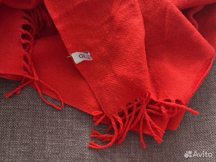 Шарф glance красный