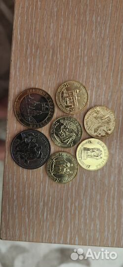 Юбилейные монеты россии 1,2,5,10,25 и новинки