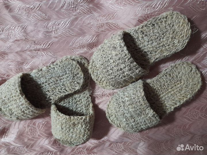 Тапочки конопляные