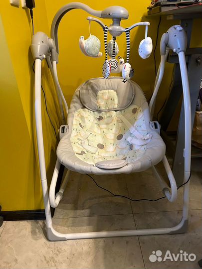 Электрокачели шезлонг Indigo fresh