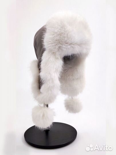 Шапка ушанка женская