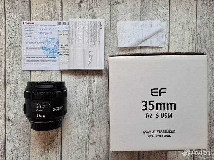 Объектив Canon EF 35mm f/2 IS USM