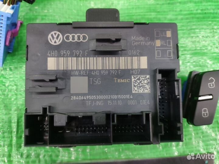 Кнопка центр замка+блок+проводка Touareg NF 10-18